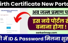 Birth Certificate New Portal
