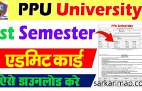 ppu university 1st semester admit card