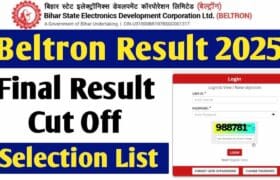 Bihar Beltron DEO Result 2025 (Today) : बिहार बेल्ट्रॉन रिजल्ट आज हो सकता है जारी, डायरेक्ट लिंक 8 Bihar Beltron DEO Result 2025