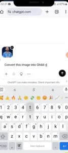 Ghibli Image Generator- 100% Free में बनाओ अपने मोबाइल से Ghibli ईमेज, जाने क्या है पूरी प्रोसेस? 5 Screenshot 2025 03 31 171021 min 134x300 1