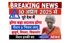 Pension New Rules 2025 : 10 अप्रैल से पेंशन के नए नियम लागू! वृद्धा, विधवा और विकलांग पेंशन में होगा बड़ा बदलाव 3 Pension New Rules 2025