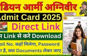 Indian Army Agniveer Admit Card 2025