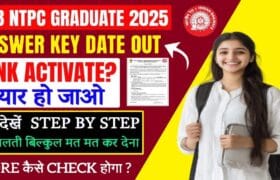 RRB NTPC Graduate Level Answer Key 2025