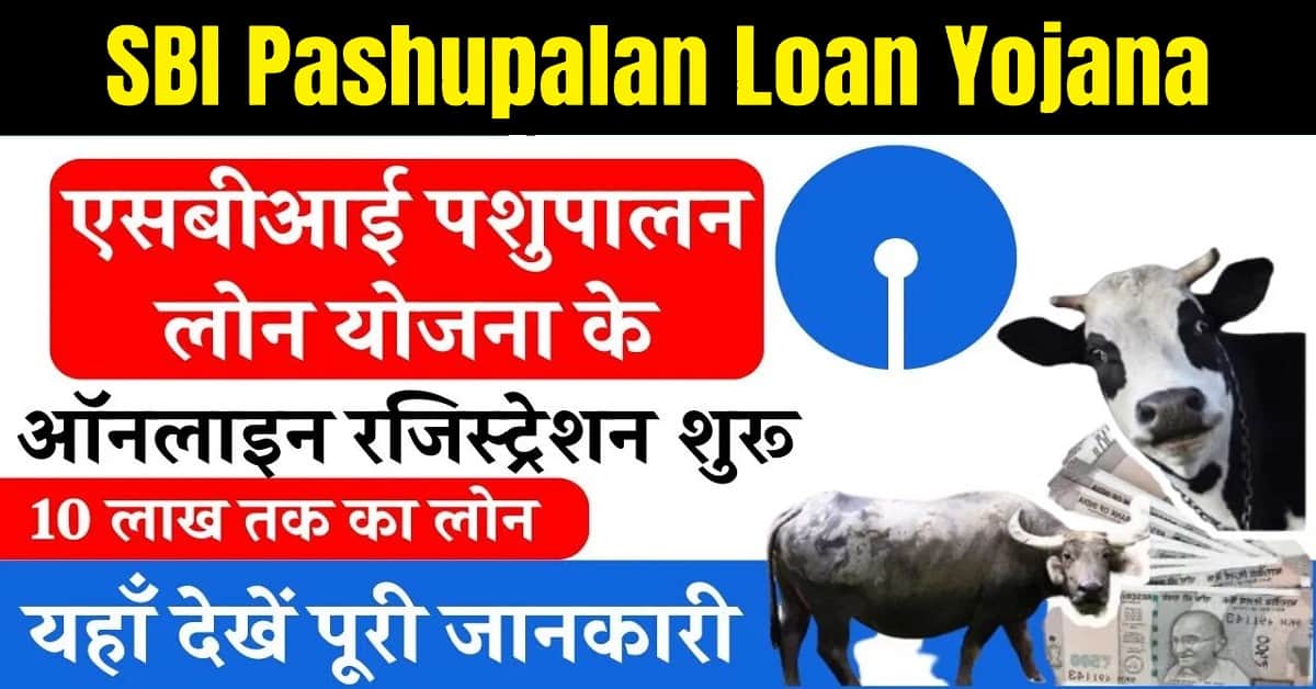 SBI Pashupalan Loan Yojana 2025: एसबीआई पशुपालन लोन योजना के ऑनलाइन रजिस्ट्रेशन शुरू 1 SBI Pashupalan Loan Yojana 2025