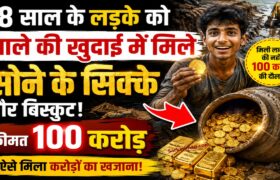 18 साल के लड़के को नाले की खुदाई में मिले सोने के सिक्के
