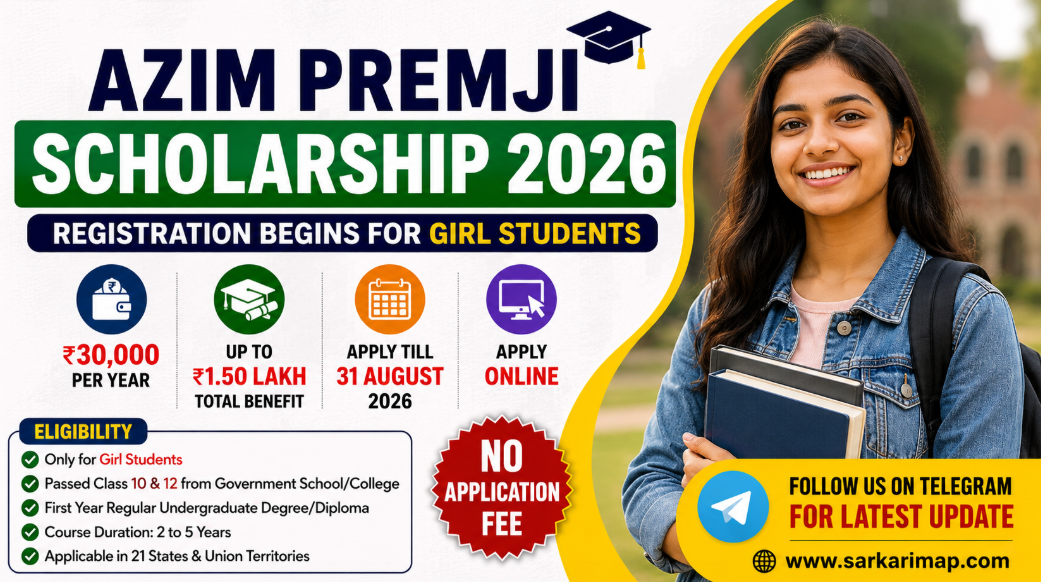 Azim Premji Scholarship 2026 Registration Begins for Girl Students: Check Eligibility, Documents and Direct Link 1 Azim Premji Scholarship 2026 Registration Begins for Girl Students: Check Eligibility, Documents and Direct Link