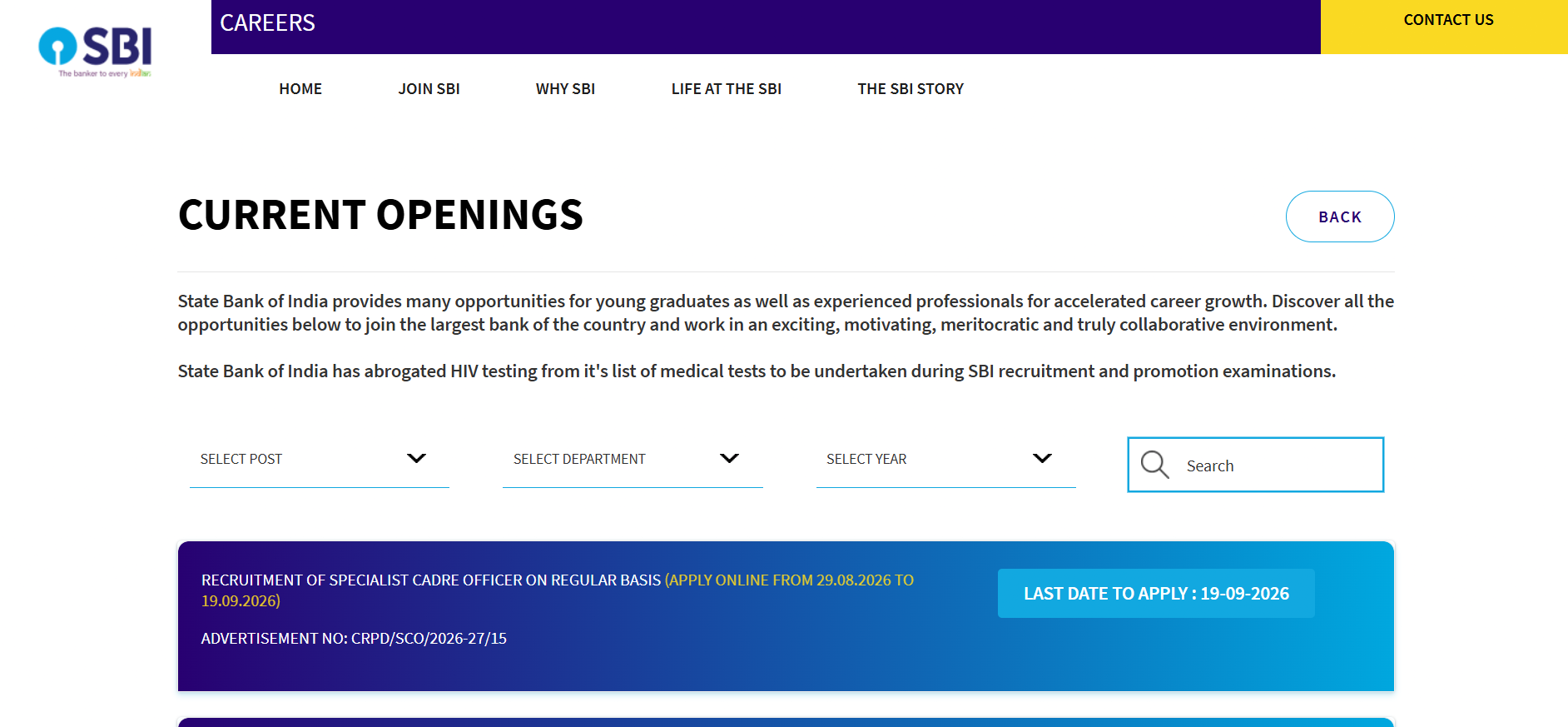 SBI Recruitment 2026: Registration Underway for Trade Finance Officer Posts, Check Eligibility & Direct Link to Apply 1 SBI Recruitment
