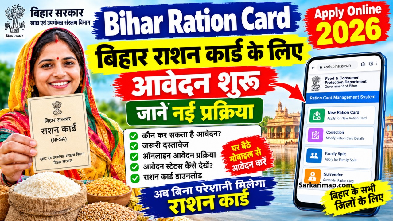 Bihar Ration Card Apply 2026