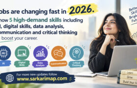 Jobs are changing fast in 2026. Know 5 high-demand skills including AI, digital skills, data analysis, communication and critical thinking to boost your career.