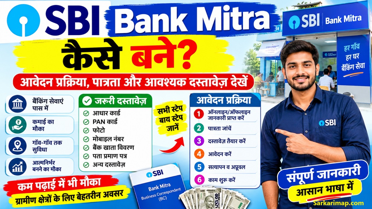 SBI Bank Mitra Kaise Bane: आवेदन प्रक्रिया, पात्रता और आवश्यक दस्तावेज़ देखें 1 SBI Bank Mitra Kaise Bane