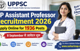 UP Assistant Professor Recruitment 2026: 1936 Posts, Apply Online, Eligibility & Dates