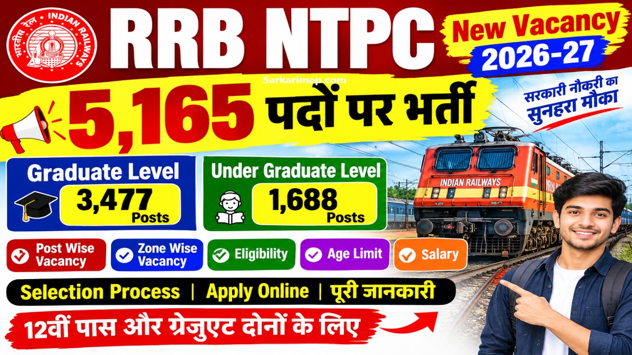 RRB NTPC New Vacancy 2026-27